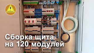 Сборка щита на 120 модулей