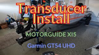 How to: Motor Guide Xi5 with Garmin GT54 UHD transducer Install Bass Tracker Heritage/Classic XL