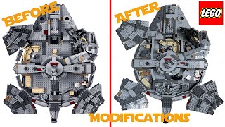 Lego 75257 Millenium Falcon modifications