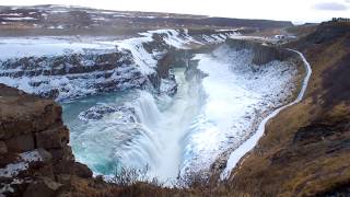 iceland: ice, water, smoke and rocks