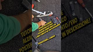 Tutorial Sostituzione alzacristalli elettrico posteriore fiat grande punto#faidate #bricolage