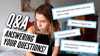 a cheeky Q&A | ANSWERING YOUR QUESTIONS | (relationships, seshes, uni, near death experiences...)