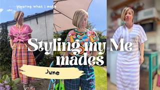 A week of Me-Made outifts - styling ideas