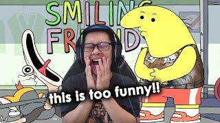 SMILING FRIENDS is hilarious!! (1x03 REACTION)