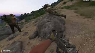 ARMA Reforger Gameplay  - Securing an ammo cache and pushing back enemy reinforcements