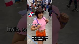 FIT EXPO 💪🏽💪🏽 Dora dies at the end ⚰️💀 #dora #dominicandora #fitexpo #calisthenics