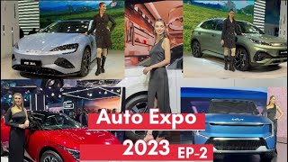 Auto expo 2023 India #ep2 #mg #tata #kia #hyundai #delhi #aurangabad #electric #vehicles #vlog #suv