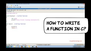 Functions - Example | Programming in C