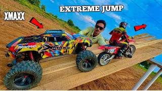 RC Biggest Monster Cars & RC Losi Bike Jump Test - Chatpat toy TV