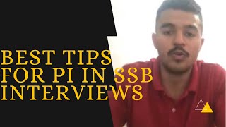 Personal interview in SSB Recommended in 7 Th attempt. Watch for great tips .