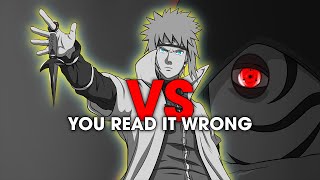 You misread Minato vs Obito!