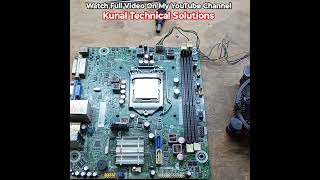 Hp Motherboard Without Ram Restart Problem #shorts #motherboardrepair #chiplevelrepairing