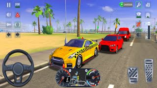 taxi sim 2024 evolution 🚖 Android & iOS | rolls Royce Phantom in miami VIP clients | city driving#12