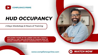 HUD Occupancy Simplified | 2-Day, 6-Hour Workshop | WEBINAR