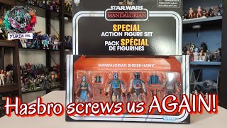 TOY REVIEW | Hasbro screws us AGAIN with this Shriek Hawk Mandalorian 4 pack! #toyreview