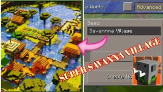 SAVANNA VILLAGE SEED in CRAFTSMAN BUILDING CRAFT (BESTEST) #2 / savanna village seed