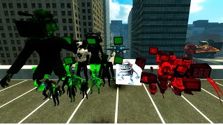 ALL SKIBIDI TOILETS (1-69) VS TITANS + MULTIVERSE AND FANMADE CHARACTERS In Garry's Mod! Compilation