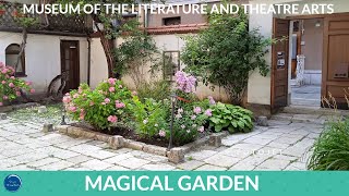 Magical garden of the Museum of Literature and Theatre Arts of Bosnia and Herzegovina in Sarajevo