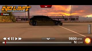 No limit drag racing 2.0 v1.9.9 Turbo charged 1995 Honda TypeR Vtec @5.640 et