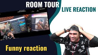 Shreeman room tour | live tour and reaction