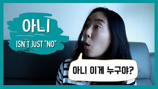 아니 Isn't Just "No" (Use 아니 to Sound Natural in Korean!)