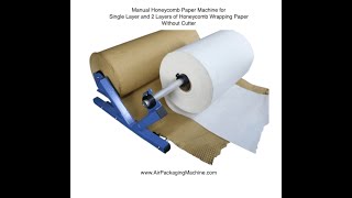 Honeycomb Wrapping Paper Machine for 1 Layer & 2 Layers of Honeycomb Packaging Paper