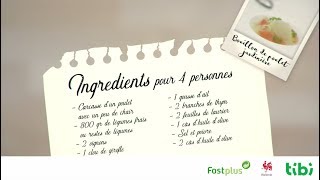 N'en perdons pas une miette ! Recette 6 bouillon de poulet jardinière