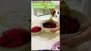 BURGUL WITH BEETROOT SALAD 🥗 @yummyandhealthyfood8112