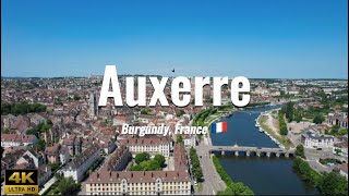 Auxerre - France (4K drone footage)