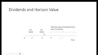 Terminal or Horizon Value