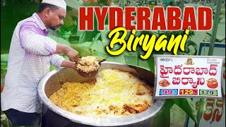 #HyderabadChickenDumBiryani | Hyderabad Pot Biryani Rs 99 Only | Guntur Street Food