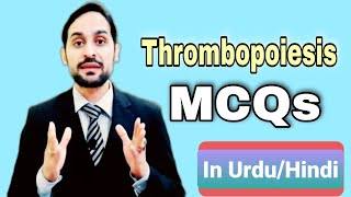 Thrombopoiesis MCQs | In Urdu/Hindi | Hematology Chapter Thrombopoiesis | MLT MCQs