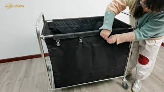 Housekeeping Laundry Dirty Linen Trolley