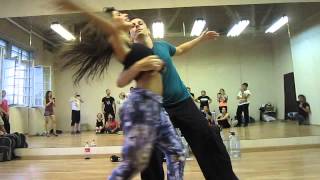 JORGE PERES & VANESSA RODRIGUES ZOUK DEMO - I BELIEVE I CAN FLY!