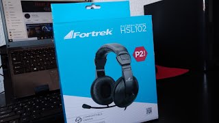 Umboxing Headset Fortrek HSL102.