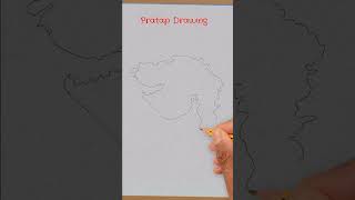 Gujarat map Drawing #shorts #map #gujrat