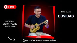 AULA DE CAVACO E BANJO AO VIVO COM PROFESSOR DANIEL MARTINS @escoladecavaco