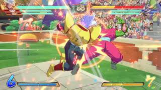 DBFZ S3 Baby Vegeta sparking corner knee loop on big bodied characters 88 hits