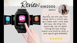 Review Vòng Đeo Tay Thiết Bị Định Vị Cho Người Già Lớn Tuổi Có Cảnh Báo Đột Quỵ Sớm BABYKID GW200S