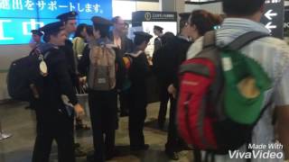 Vienna Boys Choir at Narita Airport (Japan)