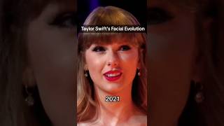 Taylor Swift Facial Evolution ❤️😍 | Eras Tour #taylorswift #shortsfeed #trending