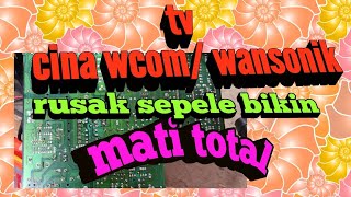 cara perbaiki tv tabung cina mati total@suryaelektronikrepairs