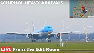 LIVE REStreaming 🔴 Heavy Arrivals #SCHIPHOL AIRPORT