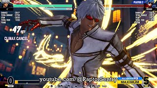 KOF XV NEW & EXCLUSIVE K' Stun TOD 100% 92 Hit Corner Combo (No Initial Blue Raw Max)