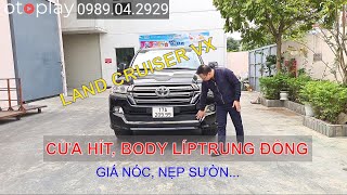 Cửa hít, bodykit, giá nóc, nẹp sườn Land Cruiser VX 2021 lắp tận nơi ||| OTOPLAY