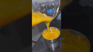 Summer 😎 cool homemade mango 🥭 chill fresh juice 🥤#trendingshorts#youtubeshorts#