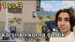 [araba ile karşı karşıya geldim düdüüt] one Man squad #pubg #pubgmobile