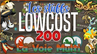 LES STUFFS LOWCOST 200 SUR DOFUS - La voie Multi #5