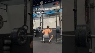 Love Squatting With A Clock For Efficient Volume With No Time Wasted