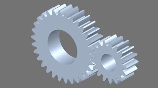 Gear Design using equations with Assembly.#mechanism #solidworks #cad #gear